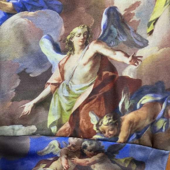 NWT Rebel Vengeance Boticelli Wearable Art Print Hoodie Jacket Size S‎ #108 - Picture 2 of 10